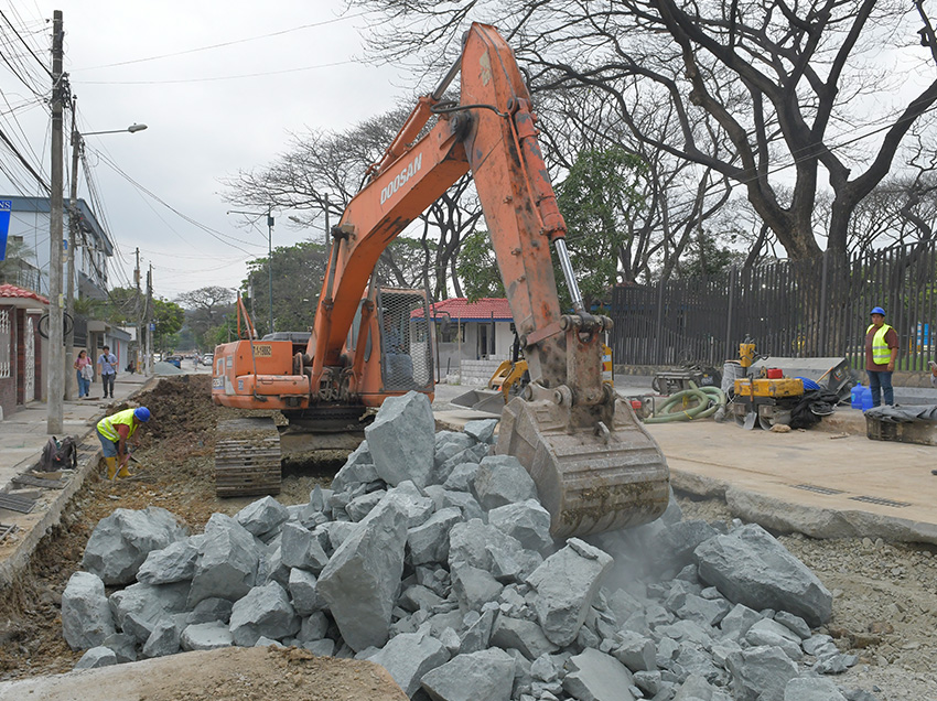 Obras de mantenimiento vial