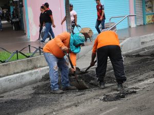 Obras Públicas arranca intervención en calles del centro de Guayaquil