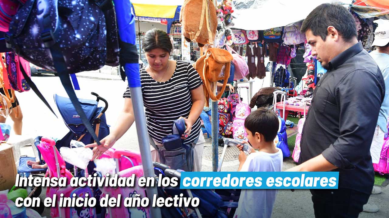 Corredores escolares reciben más clientes con el inicio de clases